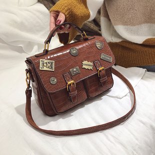 One Shoulder Messenger carrying briefcase