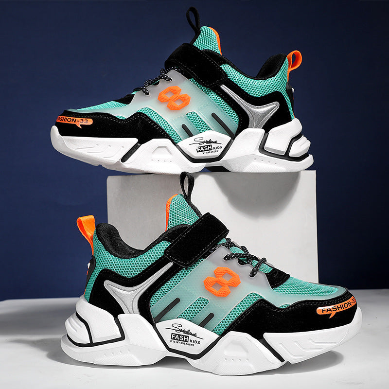 Boys' Mesh Breathable Sneakers - Children's Daddy Style Shoes