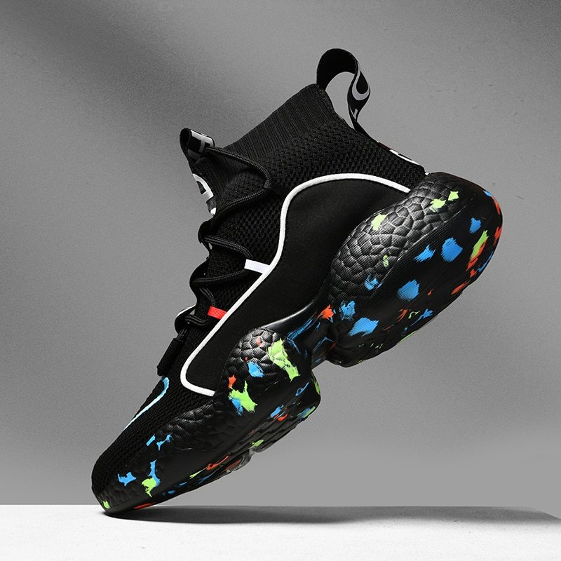 Men's Summer Running Sneakers - Adult Breathable Fashion Tennis Shoes
