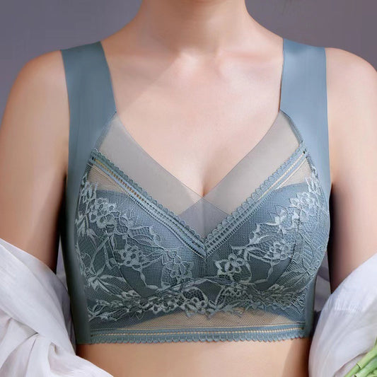 Summer Ice Silk Seamless Bra - Cooling Comfort for Hot Weather