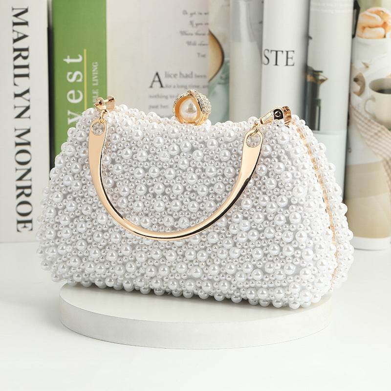 Pearl Handheld Dinner Handheld Handle Shoulder Bag - Millivan supplies
