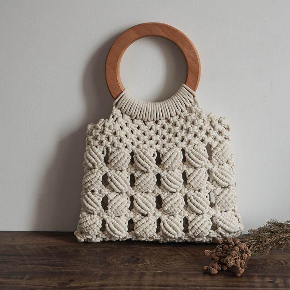 Fashion cotton rope straw women bags - Millivan supplies