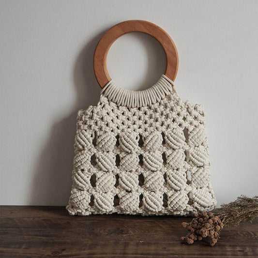 Fashion cotton rope straw women bags - Millivan supplies