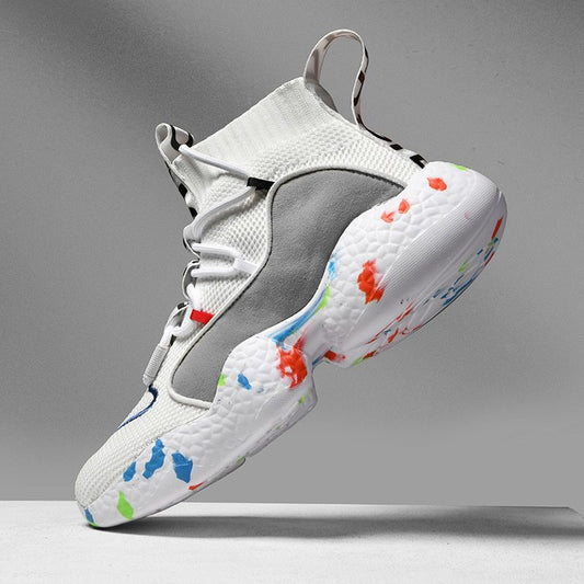 Men's Summer Running Sneakers - Adult Breathable Fashion Tennis Shoes