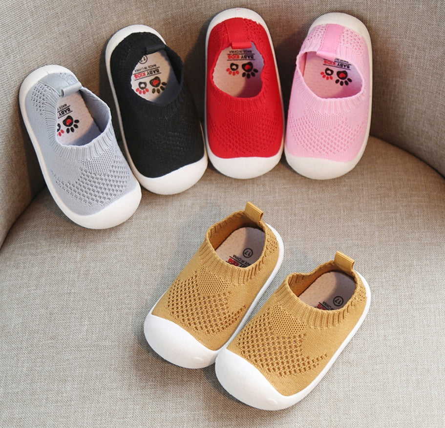 Unisex Baby Toddler Shoes - Soft Bottom Red Shoes for Toddlers