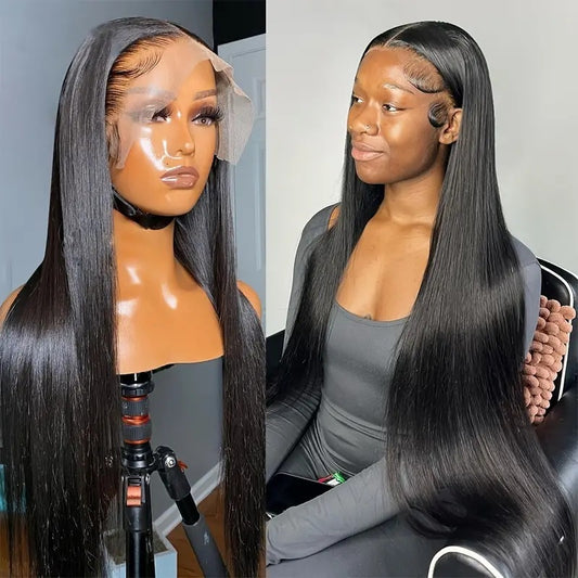 Women's Fashion Wig - Adult Front Lace Mid-Length Straight Hair