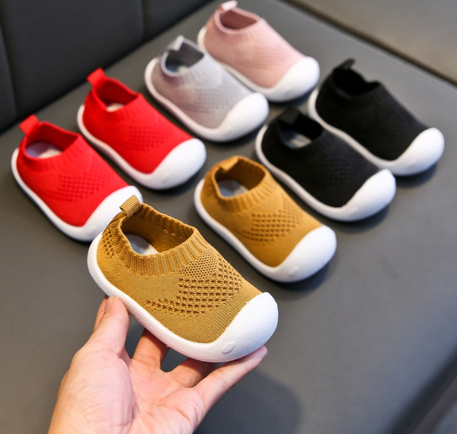 Unisex Baby Toddler Shoes - Soft Bottom Red Shoes for Toddlers