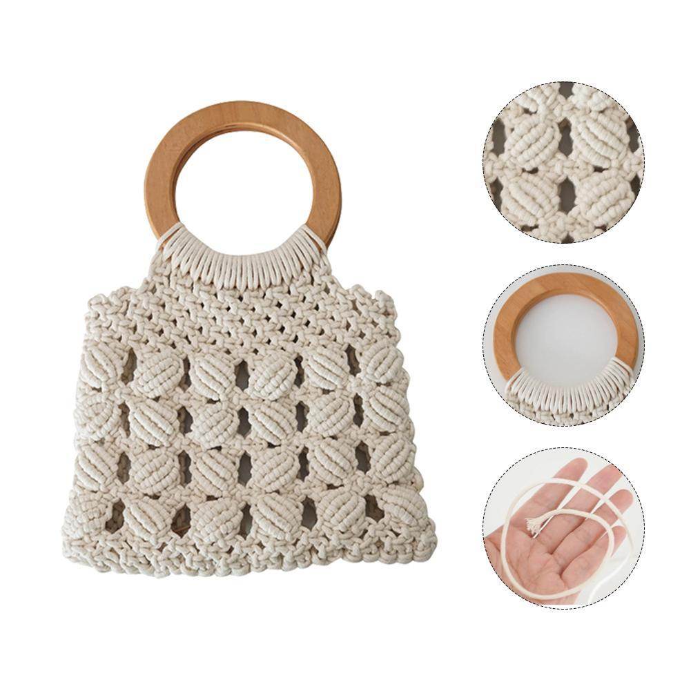 Fashion cotton rope straw women bags - Millivan supplies