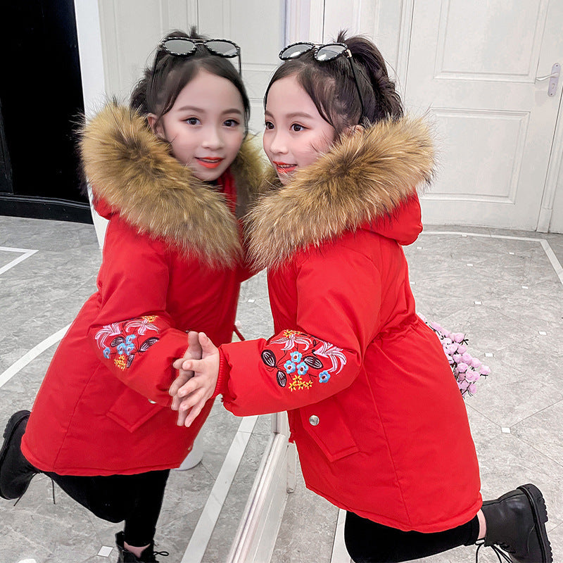 Children's Warm Winter Coat - Yellow Insulated Jacket