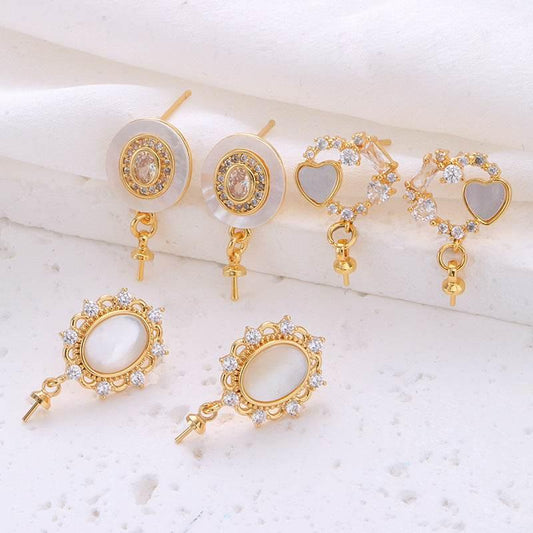 S925 Silver Pearl Stud Earrings - Millivan supplies