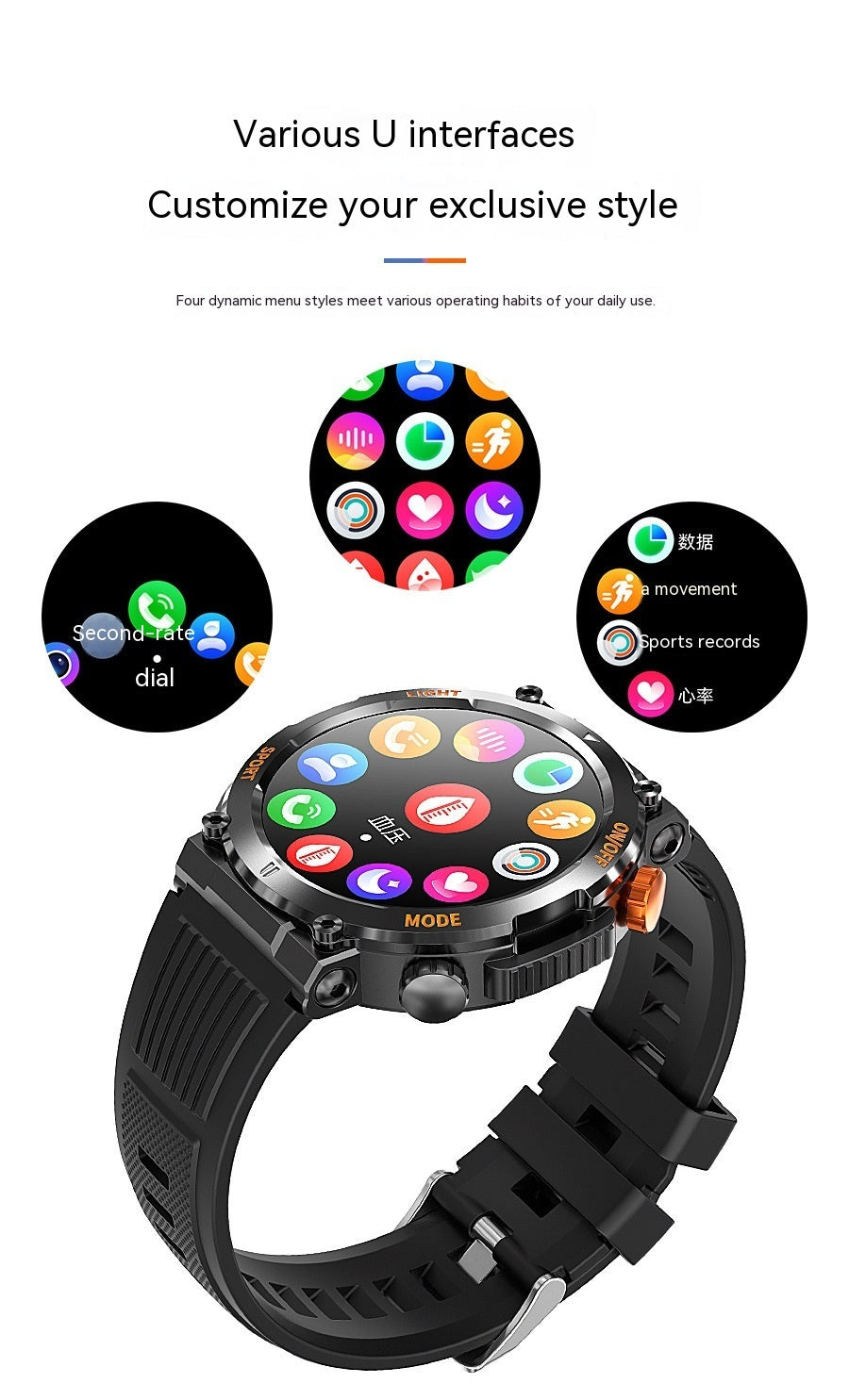 Fashion Sport Smart Watch - Personality Design
