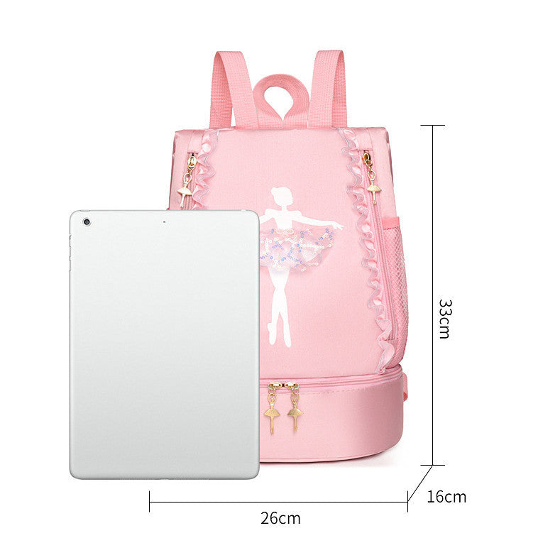 Children's Shoulder Dance Backpack Latin Ballet School Bag