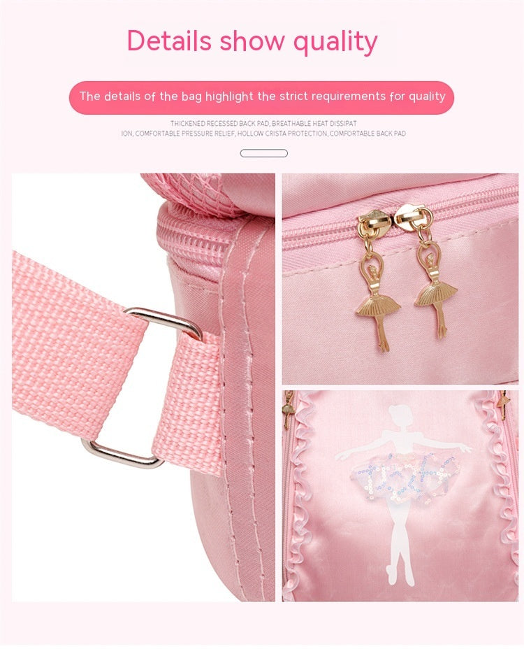 Children's Shoulder Dance Backpack Latin Ballet School Bag