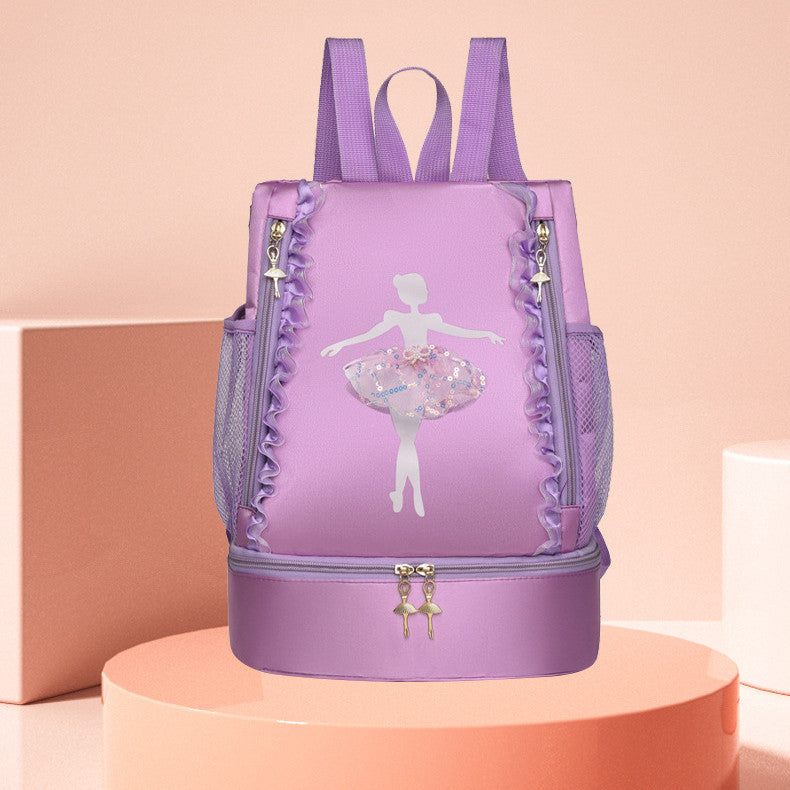 Children's Shoulder Dance Backpack Latin Ballet School Bag