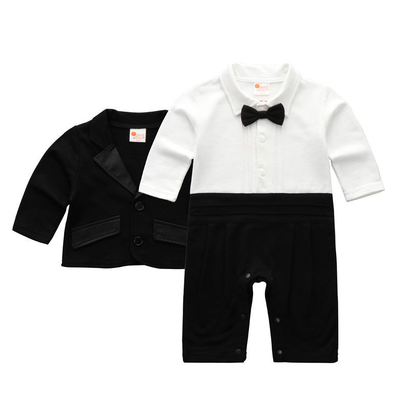 Baby boy, a long-sleeved suit