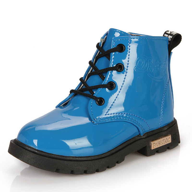 Boys' Martin Boots - Children's Korean Style Short Boots Red
