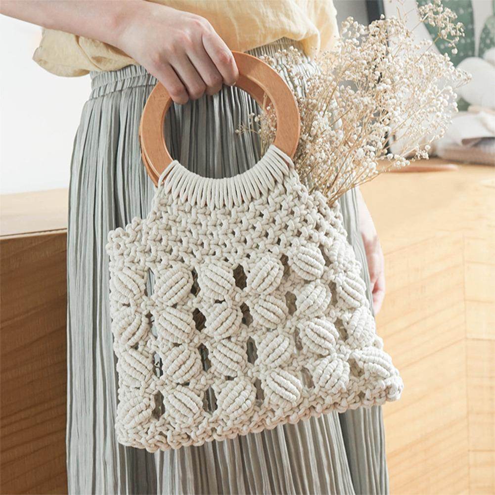 Fashion cotton rope straw women bags - Millivan supplies