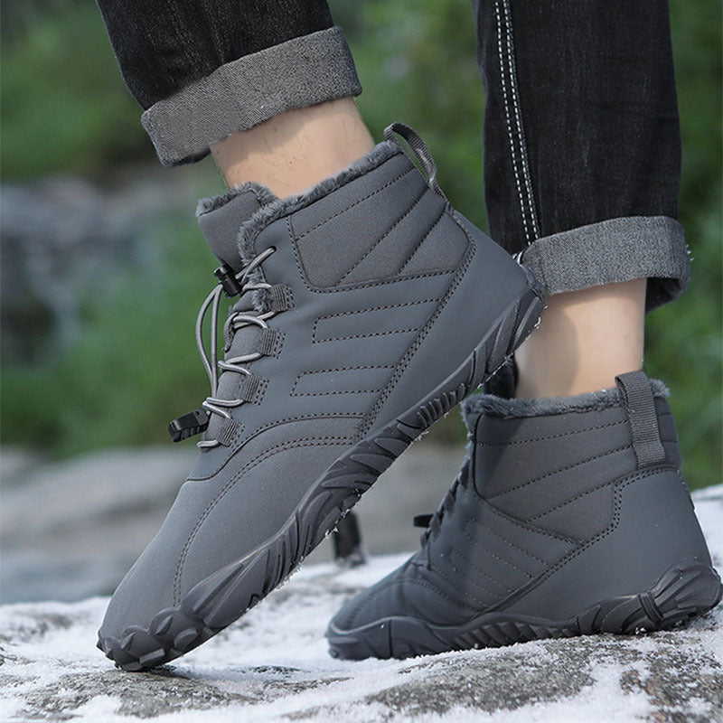 Unisex Winter Outdoor Boots - Adult Men Women Warm Slip-On Sports Shoes