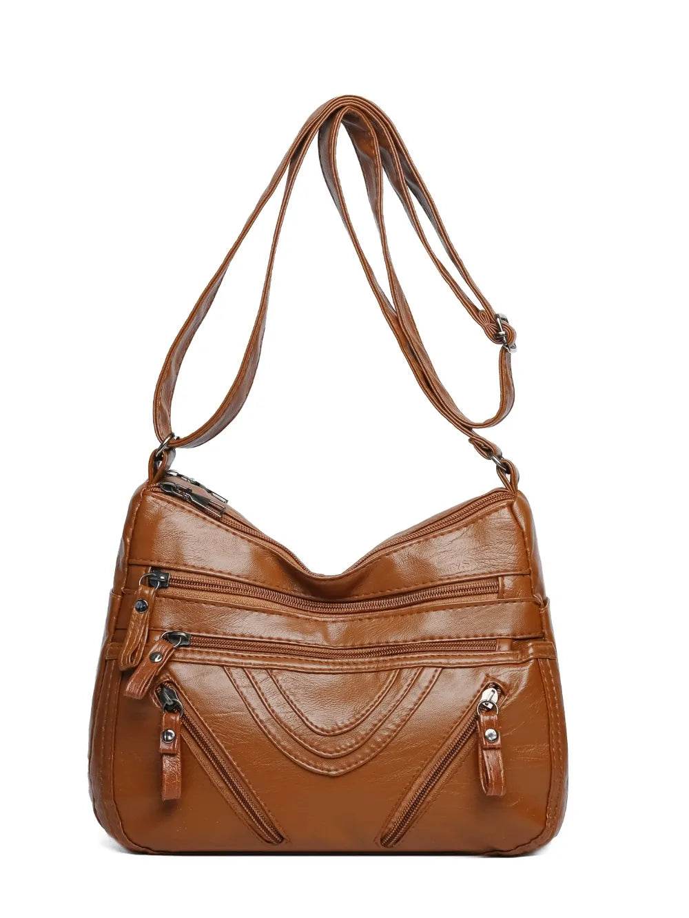 PU Multi-Compartment Crossbody Bag - Millivan supplies