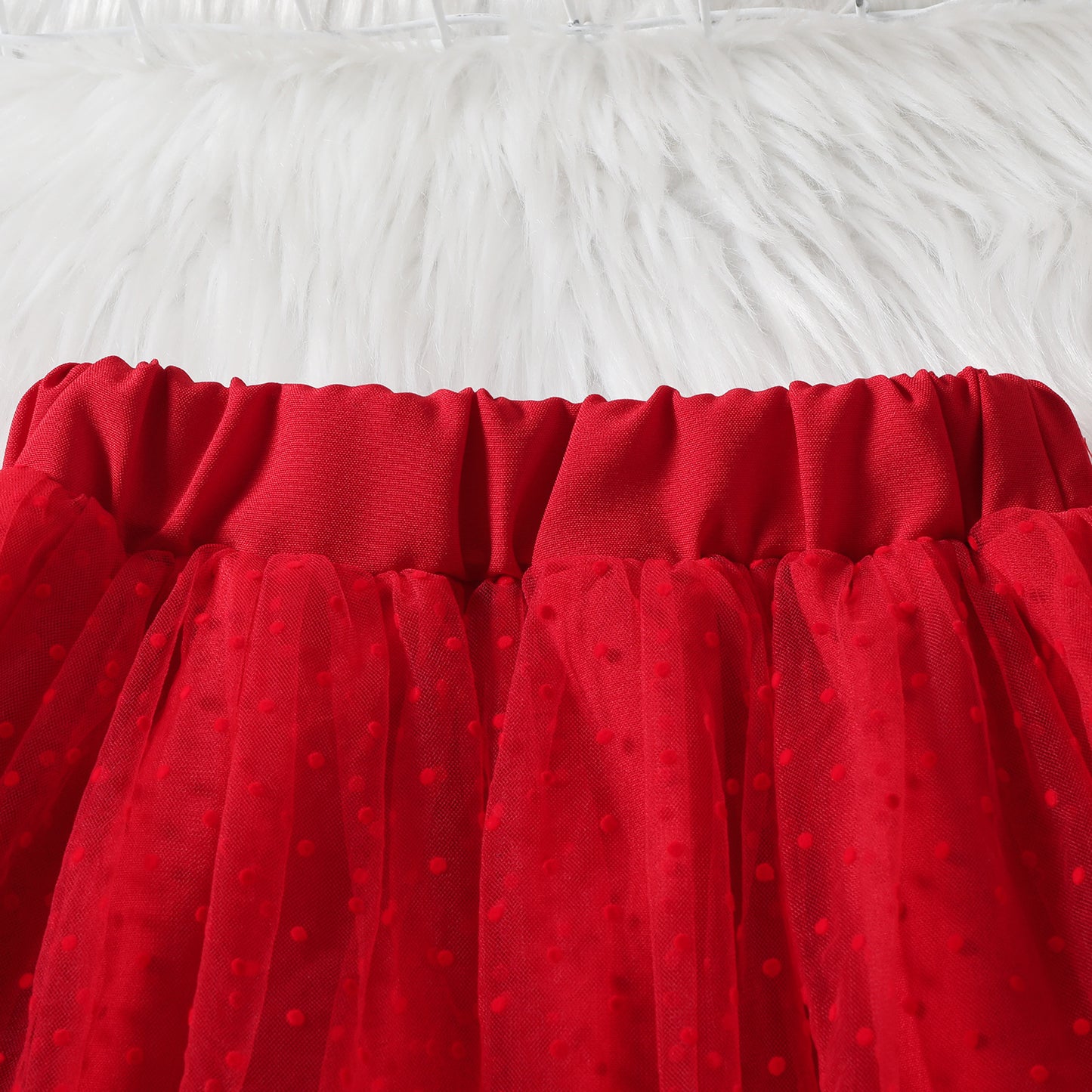 Summer New Girls' Suit Strappy Bow Top With Tulle Skirt Two-piece Set