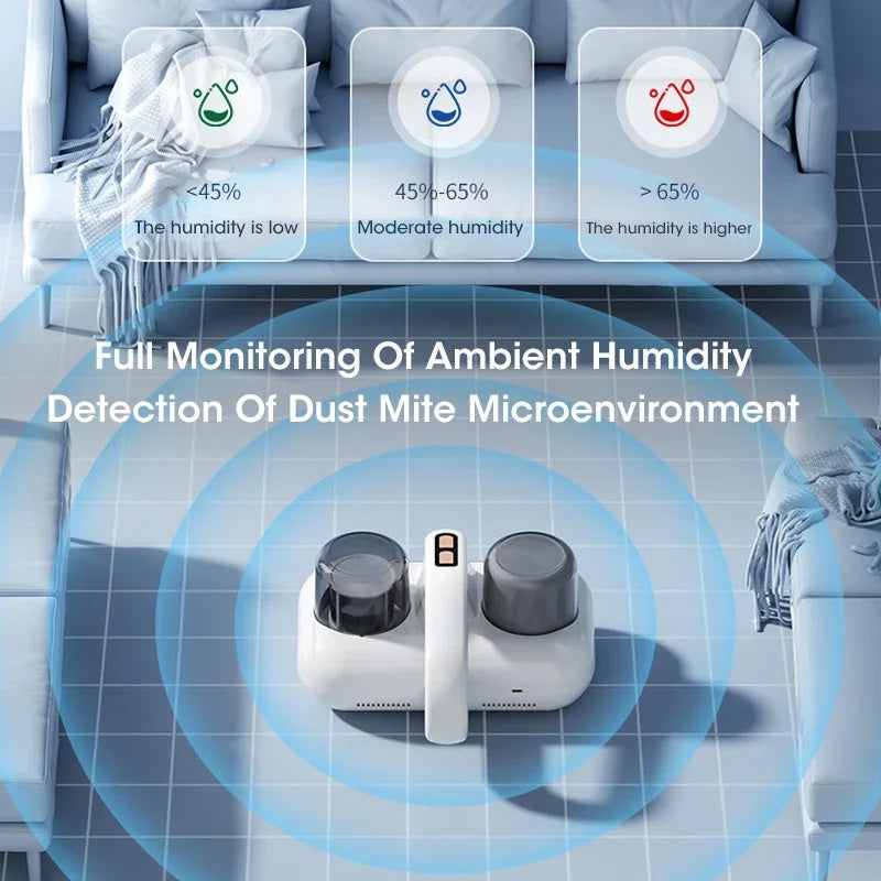 Mattress Vacuum Mite Remover - Cordless UV Sterilizer 100W