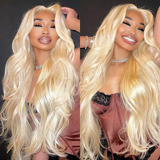 Women's European American Lace Front Wig - Synthetic Fiber Middle Parting Style