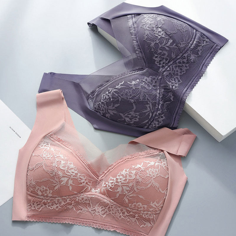 Summer Ice Silk Seamless Bra - Cooling Comfort for Hot Weather