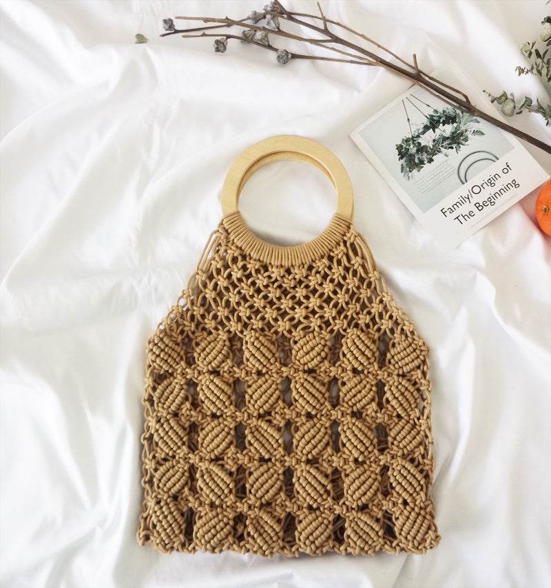 Fashion cotton rope straw women bags - Millivan supplies