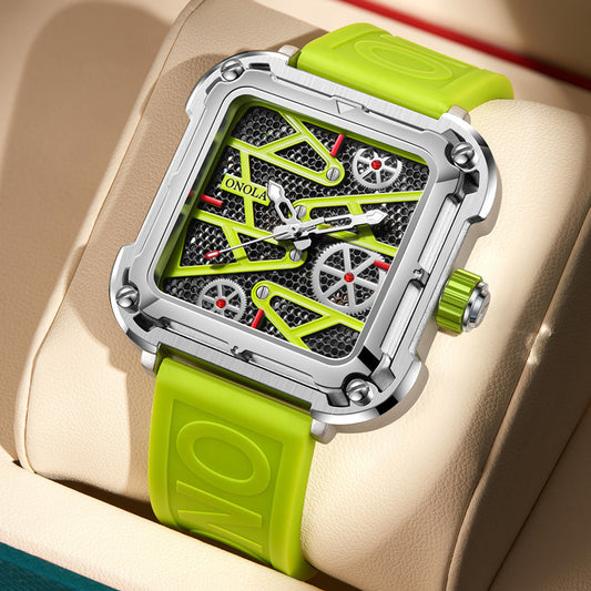 ONOLA Men's Hollow Automatic Watch - 44mm Luxury