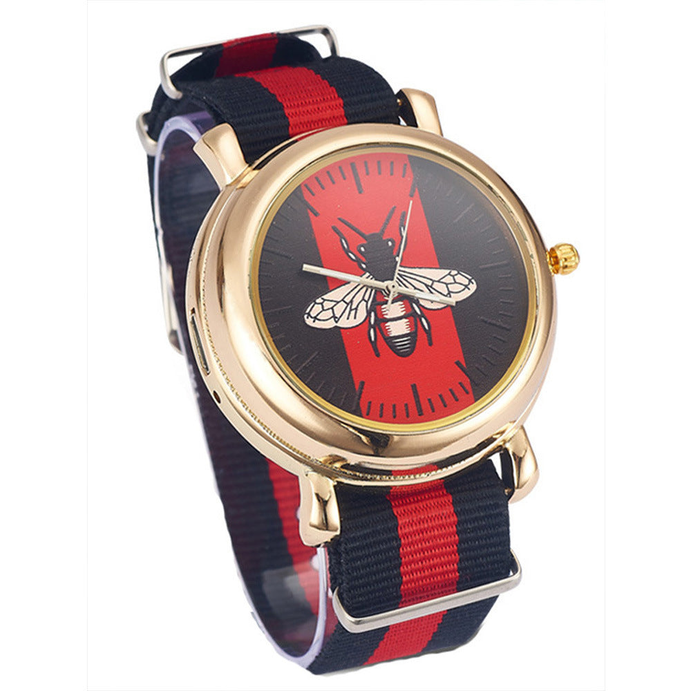 Cigarette Lighter Canvas Watch - Quartz Chronograph