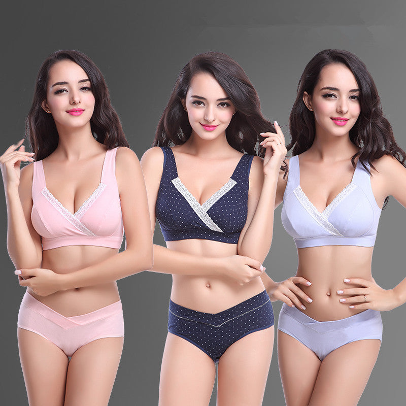 Women's Comfortable Support Bra - Adult Soft Design Green