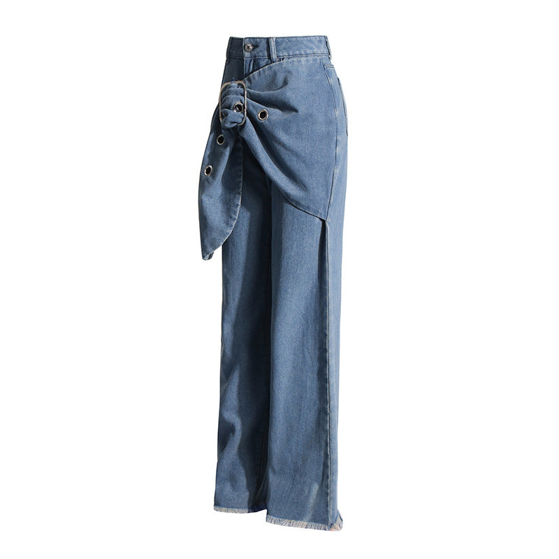 The Pantalon Patchwork Bleu