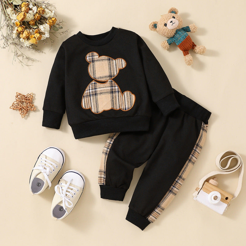 Baby Boys' Cartoon Suit Set - Infant Two-Piece Outfit 0-3 Months