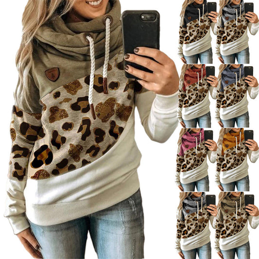 Unisex Printed Hooded Fleece Sweatshirt - Adult Loose Fit