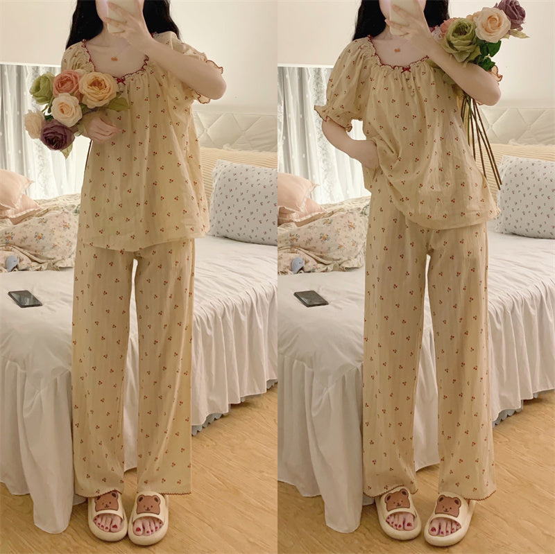 Fashion Short Sleeved Pants Set