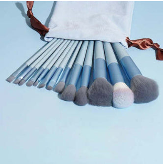13Pcs Makeup Brush Set Make Up Concealer Brush Blush Powder Brush Eye Shadow Highlighter Foundation Brush Cosmetic Beauty Tools - 17cm
