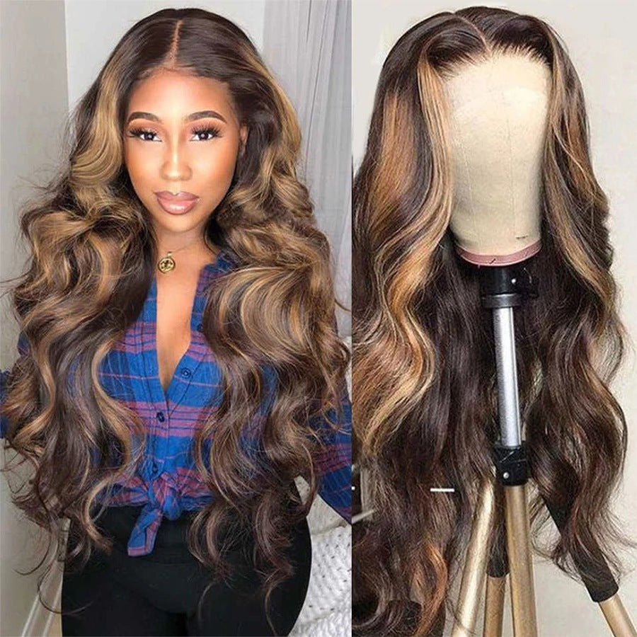 Women's Curly Fashion Wig - Adult Real Human Hair Big Wave Wig