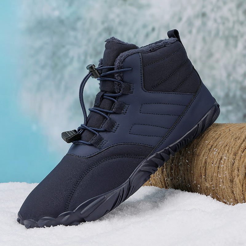 Unisex Winter Outdoor Boots - Adult Men Women Warm Slip-On Sports Shoes