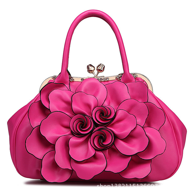 Lady Flower Leisure Bag Fashionista Sweet Fashion Handbags - Korean Style