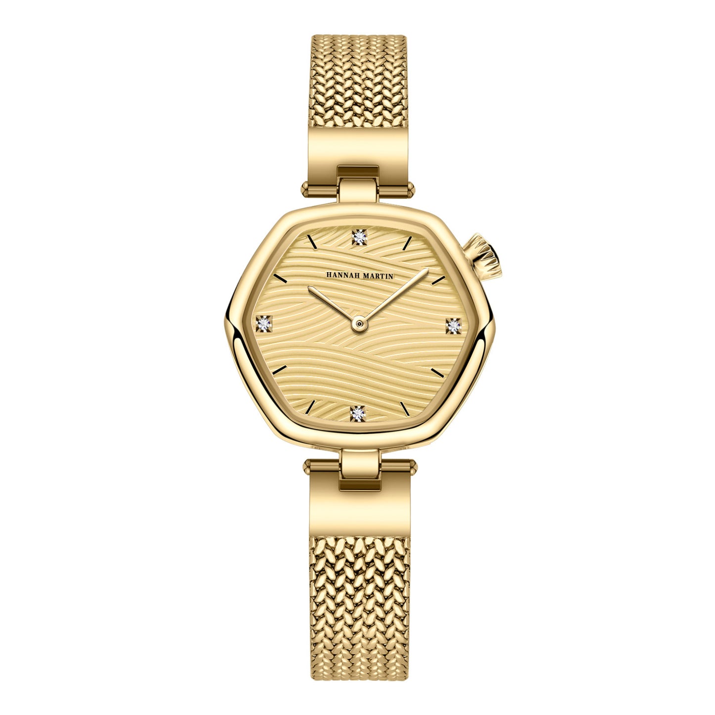 Fashion Hexagonal Movement Women's Watch - Simple