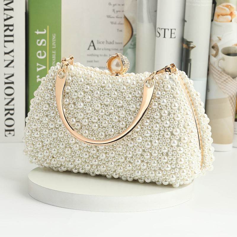 Pearl Handheld Dinner Handheld Handle Shoulder Bag - Millivan supplies
