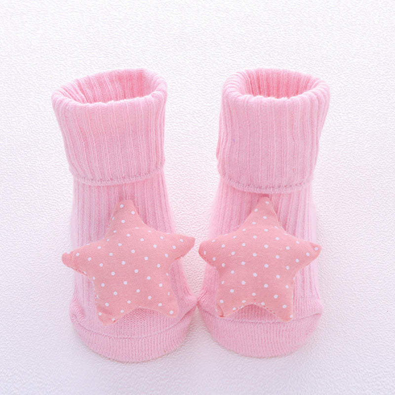 Baby Socks - Infant Pink Love Design Multiple Sizes