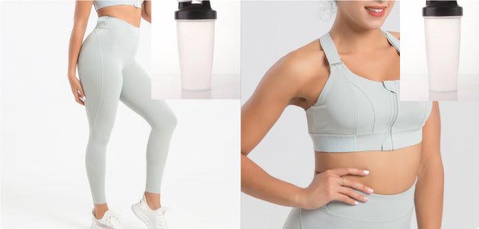 Front Zipper Seamless Push-Up Bra - Wireless Comfort & Active Support