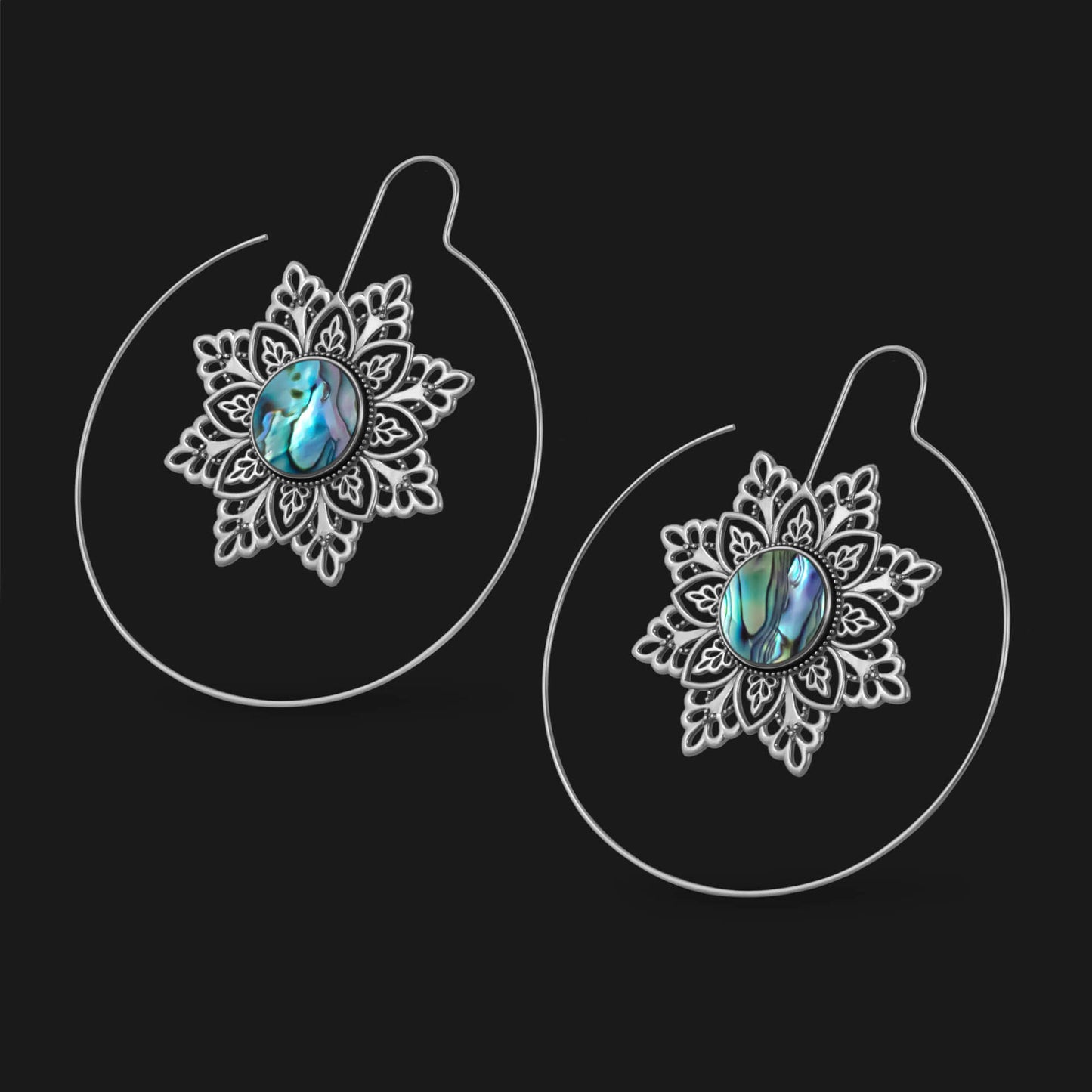 Women's Fashion Hollowed-Out High-Grade Flower Earrings - Adult Light Luxury Jewelry