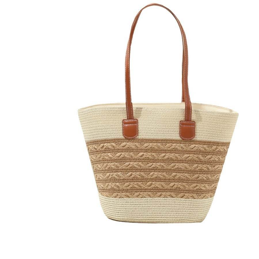 South Korea Vacation Style Raffia Woven Bag Large Capacity Totes - Millivan supplies