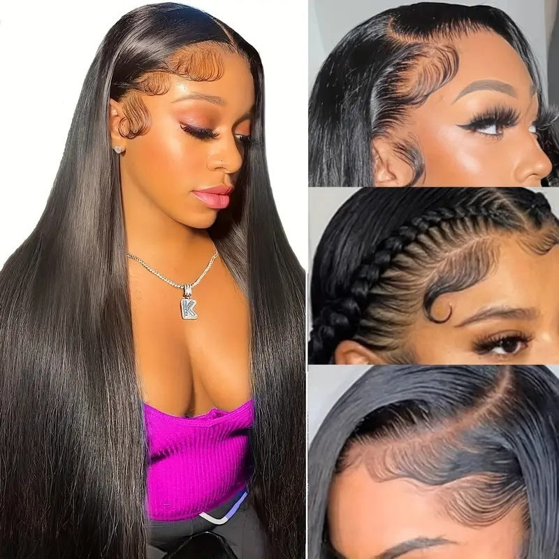 Women's Fashion Wig - Adult Front Lace Mid-Length Straight Hair