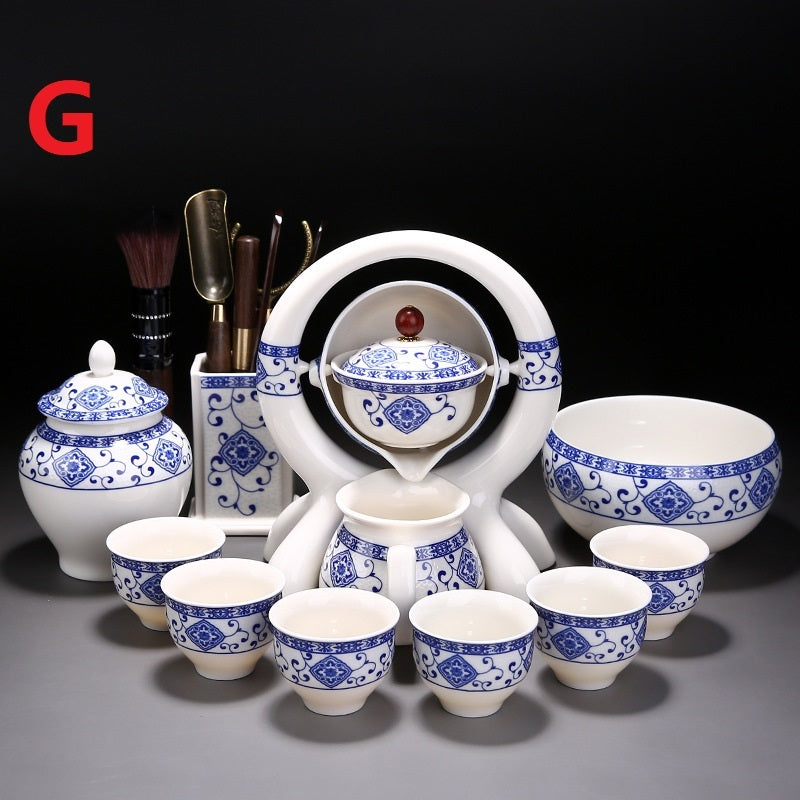 Blue And White Ceramic Creative Teapot Teacup Set - Kung Fu Tea Set Porcelain