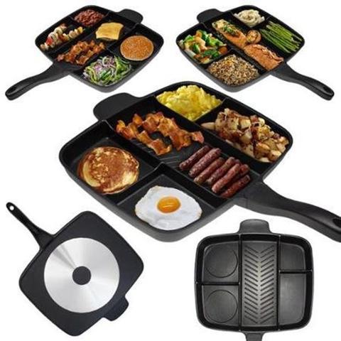 Master Pan 5 in 1 - Multifunctional Frying Pan Bakeware Aluminum Non-Stick 38×56CM