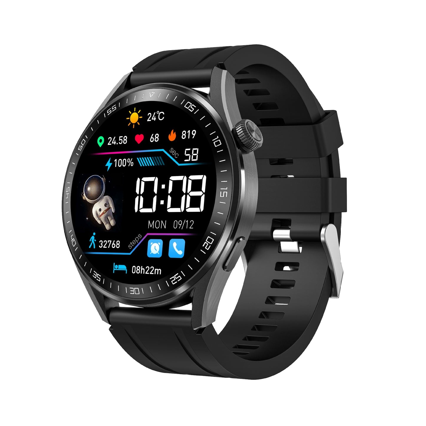 Sports Silicone Smart Watch - Waterproof Life