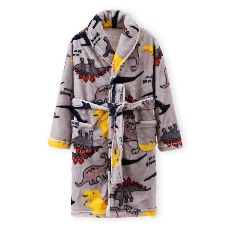 Children's Flannel Pajamas - Boys and Girls Winter Sleepwear Blue